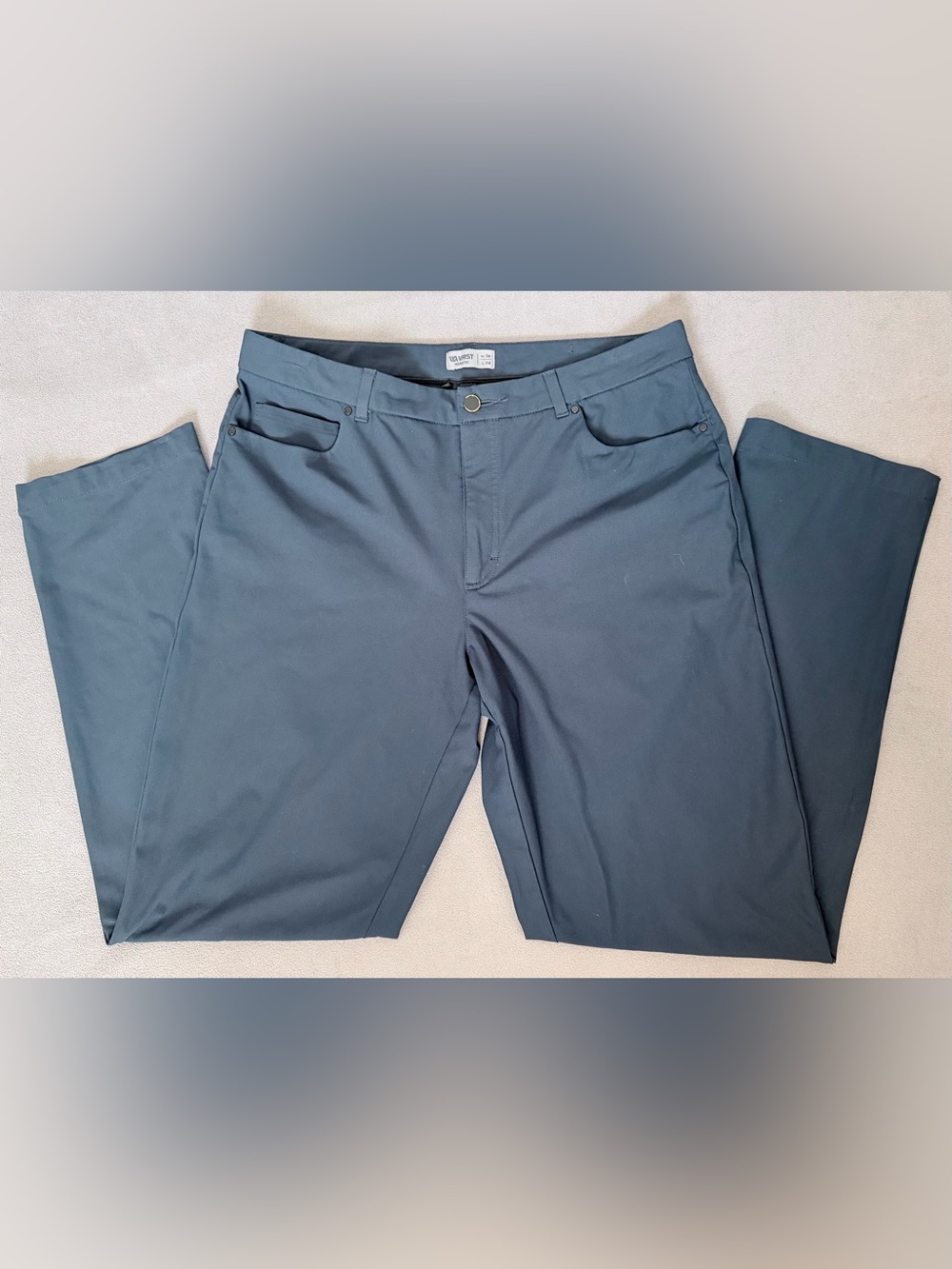 VRST - Navy Men’s Limitless Performance Athletic Fit 5 Pocket Pant - 36x34